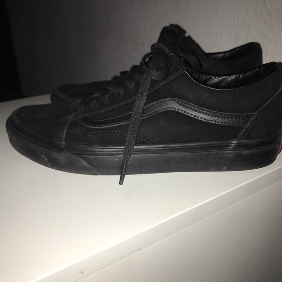 black suede vans
